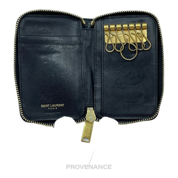 🔴 Saint Laurent Paris SLP 6 Key Card Wallet - Monogram - Picture 7 of 8